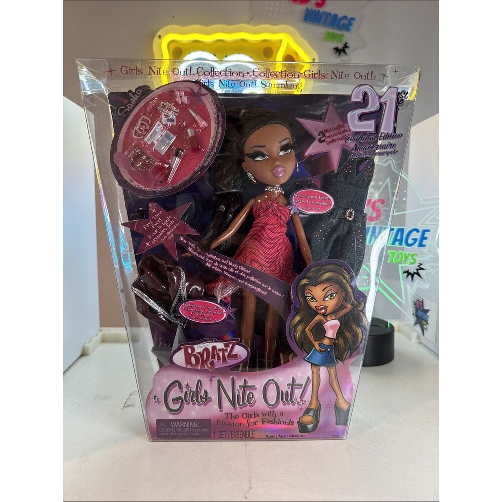 Bratz Girls Nite Out Sasha 21st Birthday Edition Doll 2022 NRFB New